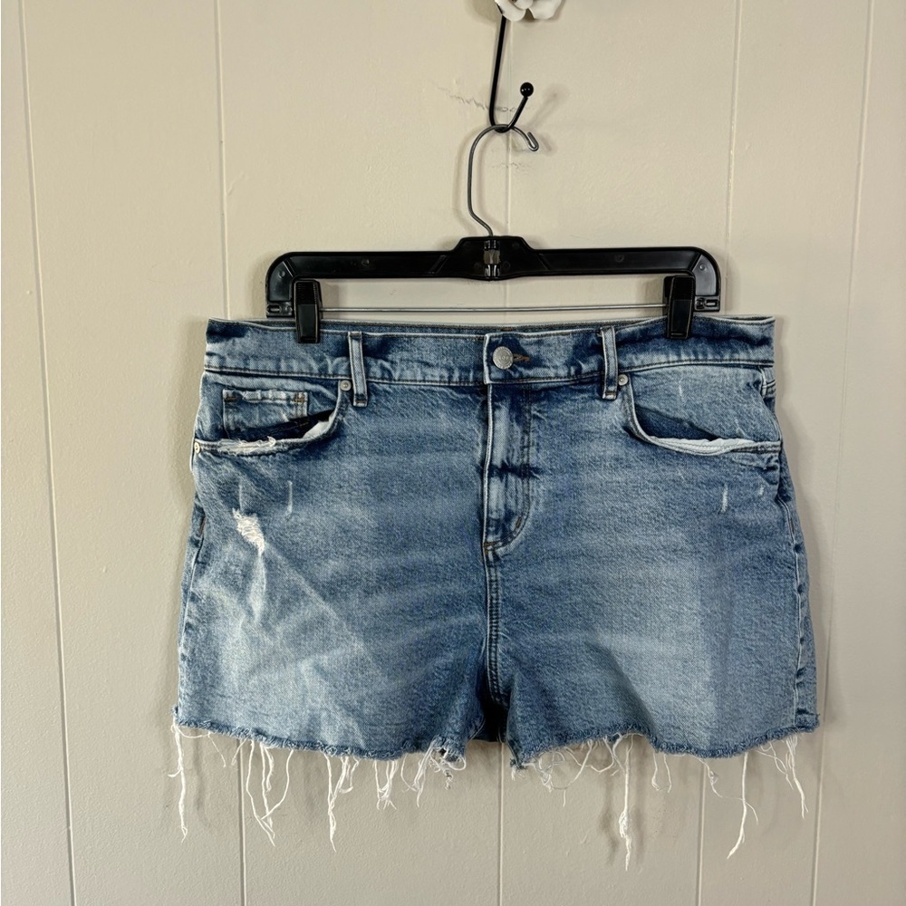LOFT Light-med Blue Jean Shorts